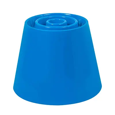 Comedouro Alto e Lento Pet Games Dog Eat Azul para Cães