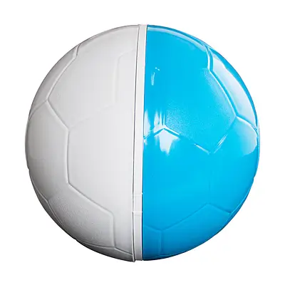 Brinquedo Amicus Crazy Ball Azul e Branco para Cães