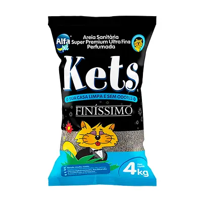 Areia Granulada Finíssimo Kets para Gatos