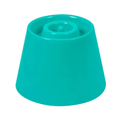 Comedouro Alto e Lento Pet Games Dog Eat Verde Água para Cães