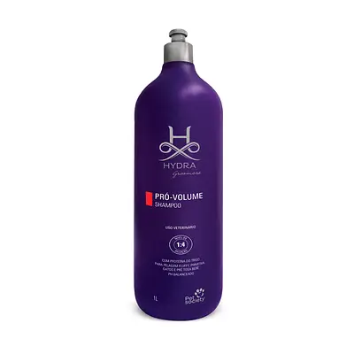Shampoo Hydra Groomers Pró-Volume para Cães e Gatos 1L