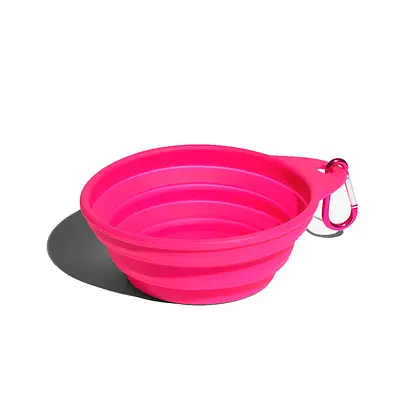 Comedouro Zee.Dog Go Bowl Rosa para Cães