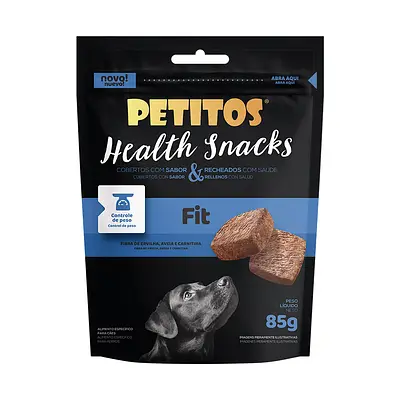Snack Petitos Health Fit para Cães 85g