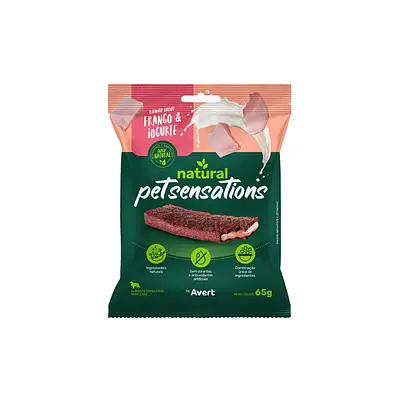 Snack Petitos Pet Sensations para Cães Sabor Frango e Iogurte