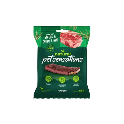 Snack Petitos Pet Sensations para Cães Sabor Angus e Ervas Finas