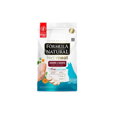 Ração Fórmula Natural Fresh Meat para Cães Adultos de Grande Porte Sabor Frango