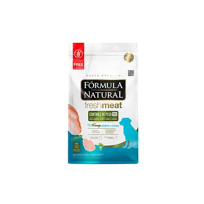 Ração Fórmula Natural Fresh Meat Controle de Peso para Cães de Médio e Grande Porte Sabor Frango