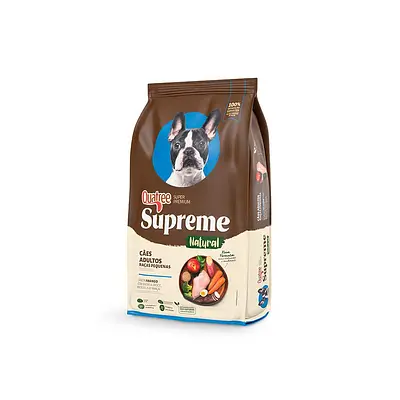 Ração Supreme Quatree para Cães Adultos de Porte Pequeno Sabor Frango e Batata Doce
