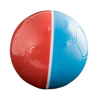Brinquedo Amicus Crazy Ball Vermelho e Azul para Cães