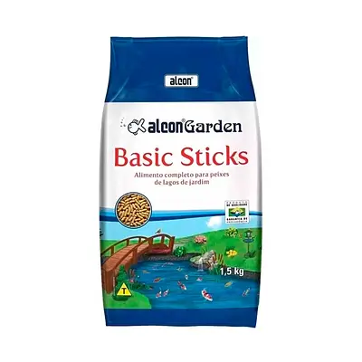 Alimento Alcon Garden Basic Sticks para Carpas - 1,5 kg