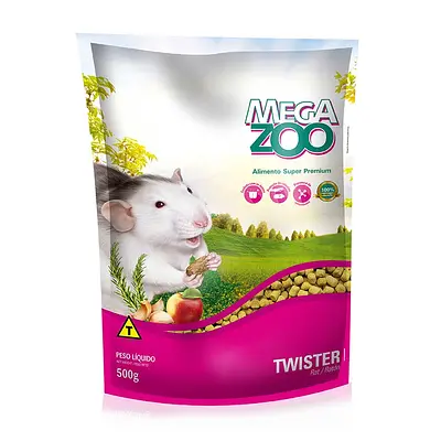 Ração Extrusada Megazoo para Twister - 500 g