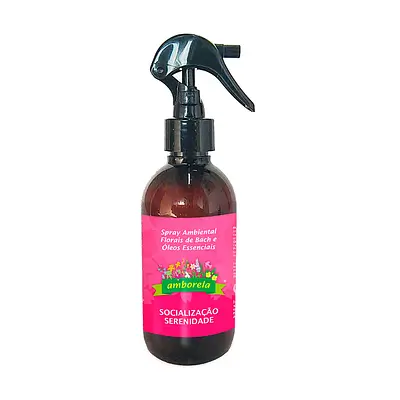Spray Ambiental Animal Flower Amborela Socialização Serenidade 200ml