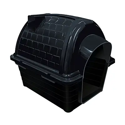 Casa Iglu Furacão Pet Preta para Cães