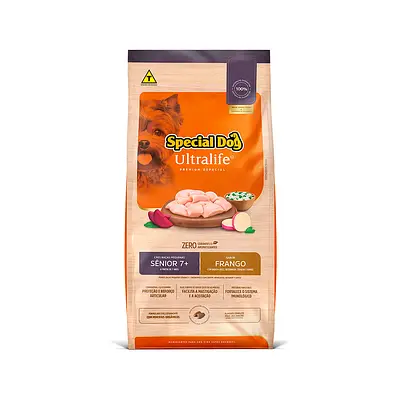 Ração Special Dog Ultralife Frango para Cães Sênior de Raças Pequenas
