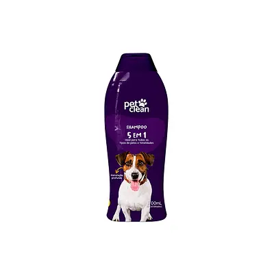 Shampoo e Condicionador Pet Clean 5 em 1 para Cães e Gatos 700ml