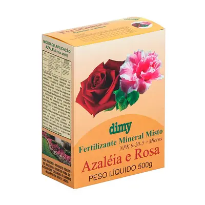 Fertilizante Dimy Azaleia e Rosa para Jardim 500g