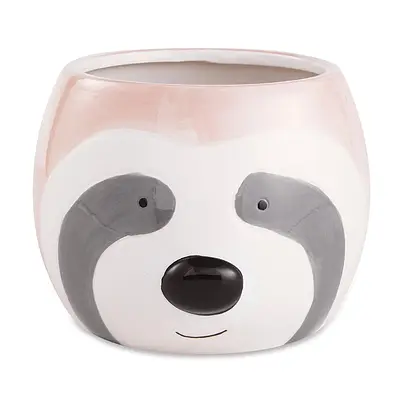 Cachepot Mart Preguiça Cerâmica Rosé