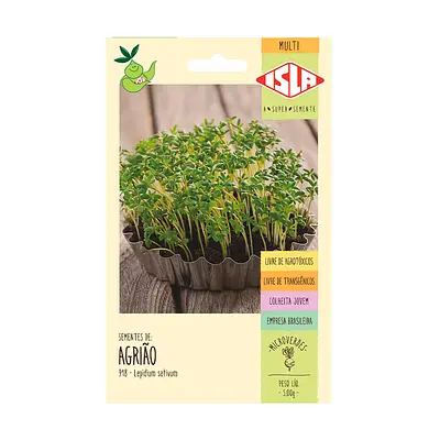 Semente Isla Multi Microverdes Agrião Ravi (do Seco) 5,00g