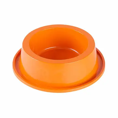 Comedouro DuraPets Anti Formiga Laranja para Cães