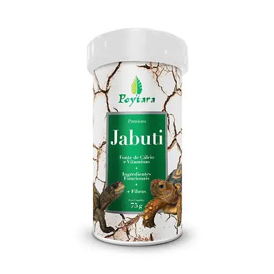Alimento Poytara para Jabuti