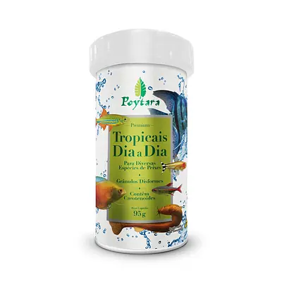 Alimento Poytara para Peixes Tropicais Dia a Dia