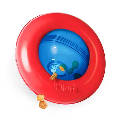 Brinquedo Kong para Cães Gyro Azul e Vermelho