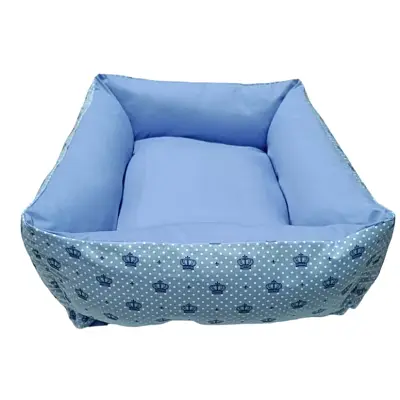Cama para Cães e Gatos CamaPet Coroa Azul Tamanho P