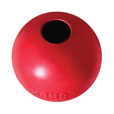 Brinquedo Kong para Cães Ball W/Hole Vermelha - M