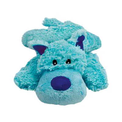 Brinquedo Kong para Cães Cozie Baily Dog Médio Azul Claro