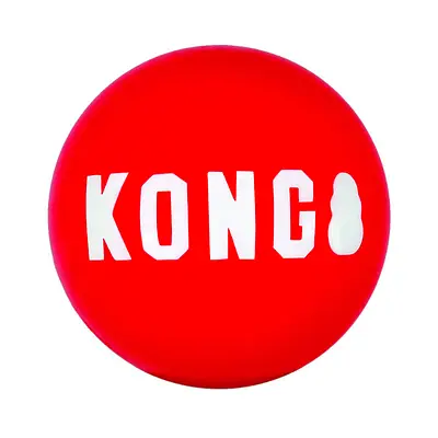 Brinquedo Kong para Cães Signature Balls Vermelha