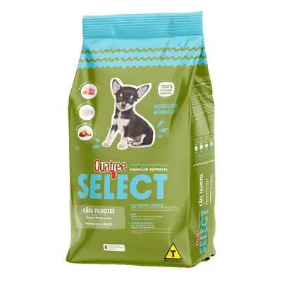 Ração Quatree Select Cães Filhotes Raças Pequenas Frango e Arroz 10,1kg