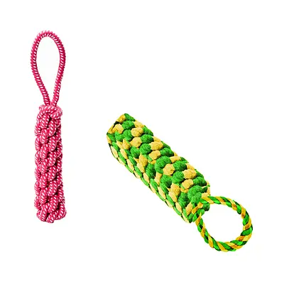Brinquedo Chalesco Rope Bat para Cães - Cores Sortidas