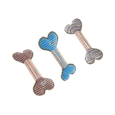 Brinquedo Chalesco Rubber Bone Plus para Cães - Cores Sortidas