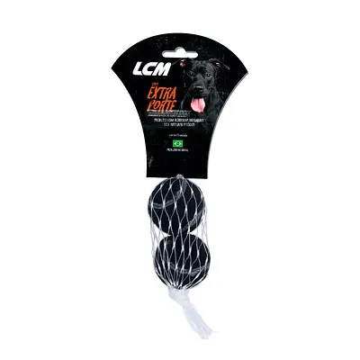 Brinquedo LCM Bola de Tênis Extra Forte para Cães de Porte Mini e Pequeno