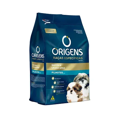 Ração Origens Raças Específicas para Shitzu e Lhasa Apso Filhotes
