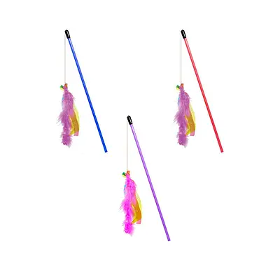 Brinquedo LCM Varinha Cat Collors para Gatos - Cores Sortidas