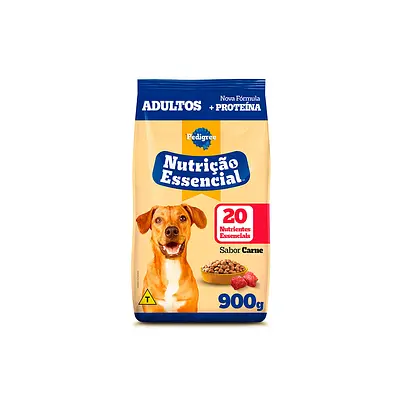 Ração Pedigree Nutrição Essencial Carne para Cães Adultos