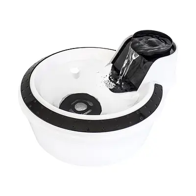 Fonte PetLon Branco e Preto para Cães e Gatos - 110 v