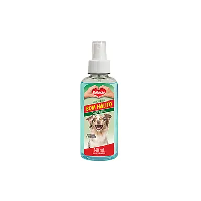 Solução Bucal Bellokão Menta para Cães e Gatos 140ml