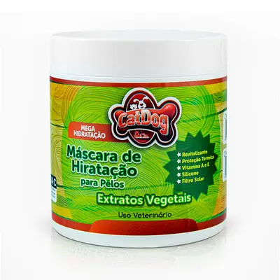 Máscara de Hidratação Extratos Vegetais 500g CatDog