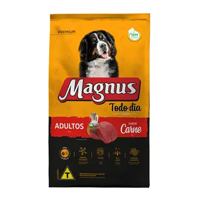 Ração Magnus Todo Dia Premium Cães Adulto Sabor Carne 3kg