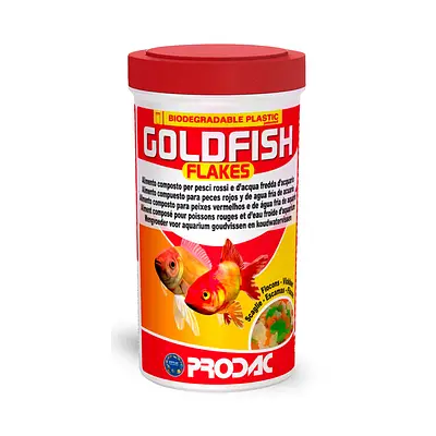 Alimento Prodac Goldfish Flakes para Peixes - 32 g