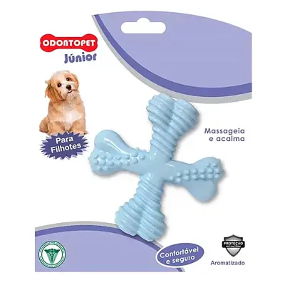 Brinquedo Mordedor Spinner Filhotes Azul Odontopet