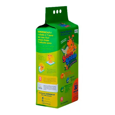 Tapete Higiênico Cães Petix Super Secão Citrus 30 unidades