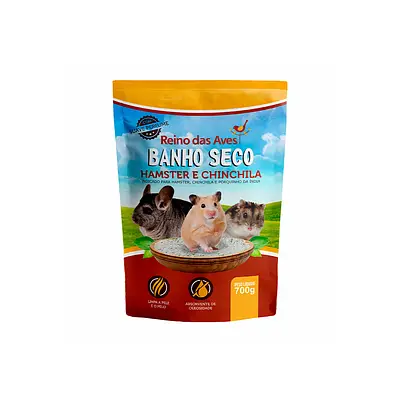 Banho a Seco Reino das Aves para Hamster e Chinchilas - 700g