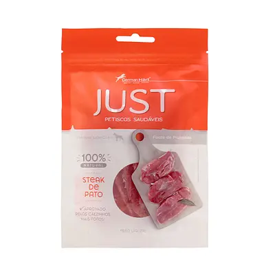 Petisco Just Steak de Pato para Cães e Gatos