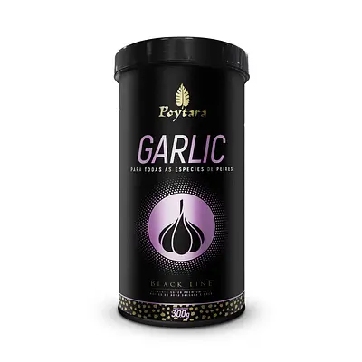 Alimento Poytara Black Line Garlic para Peixes