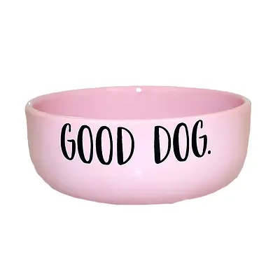 Comedouro Pet Injet Cerâmica Good Dog Rosa para Cães
