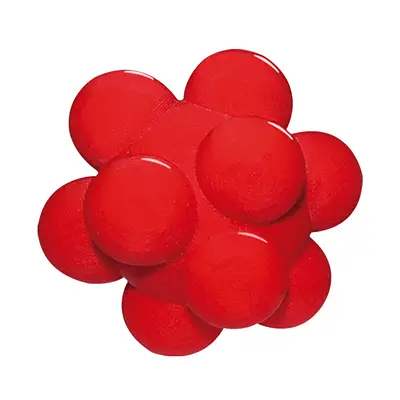 Brinquedo Furacão Pet Bola Meteoro Vermelha para Cães