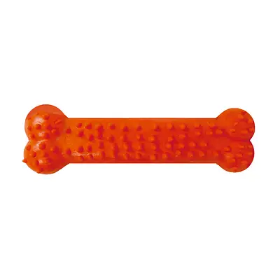 Brinquedo Furacão Pet Osso Plaque Ataque com Cravo Vermelho para Cães